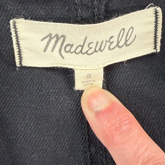 Madewell Women’s Black Denim Utility Jumpsuit - Picture 2 of 13